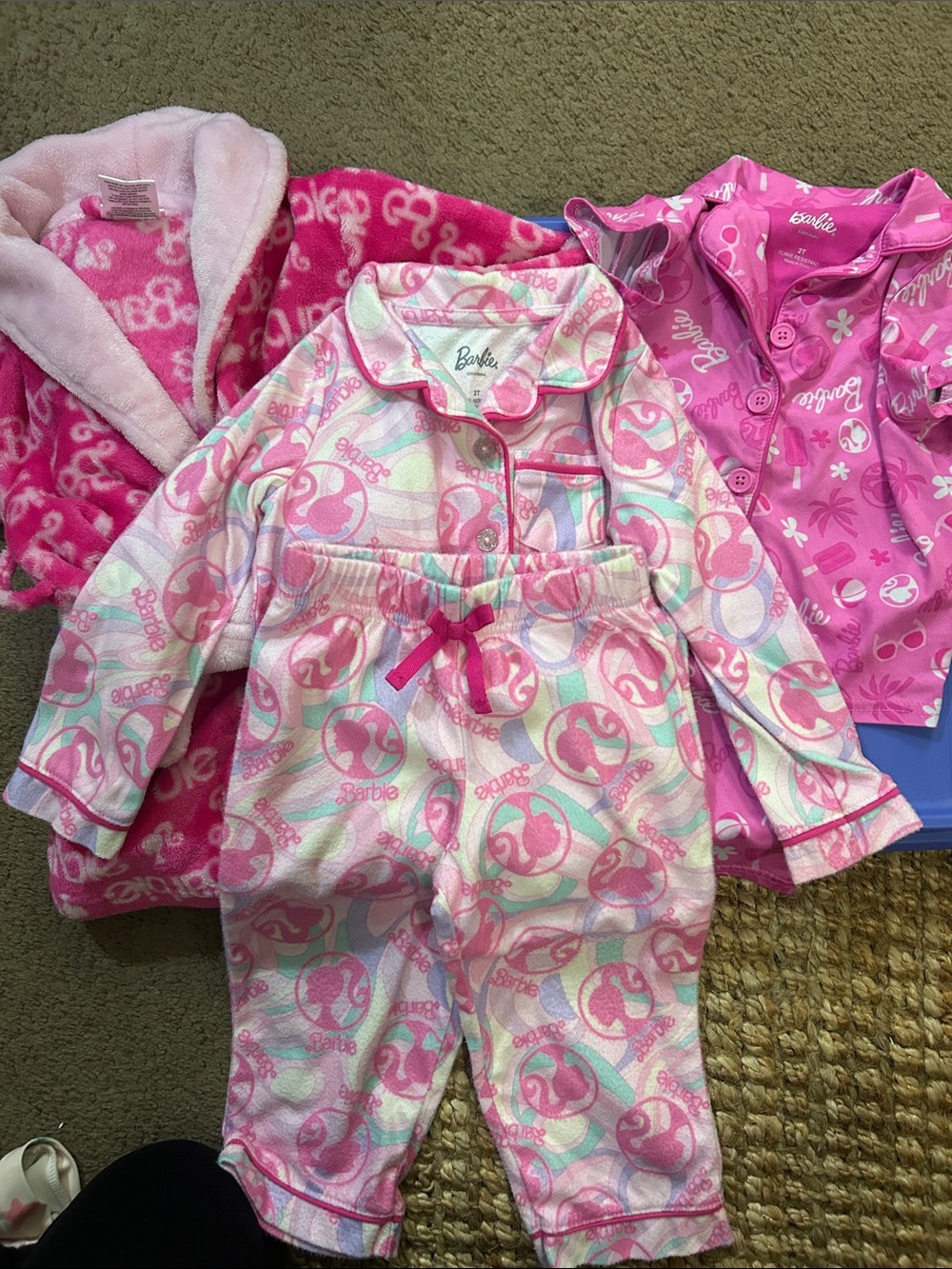 Barbie pajamas and robe